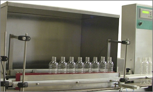 Enjuagadora lineal para botellas